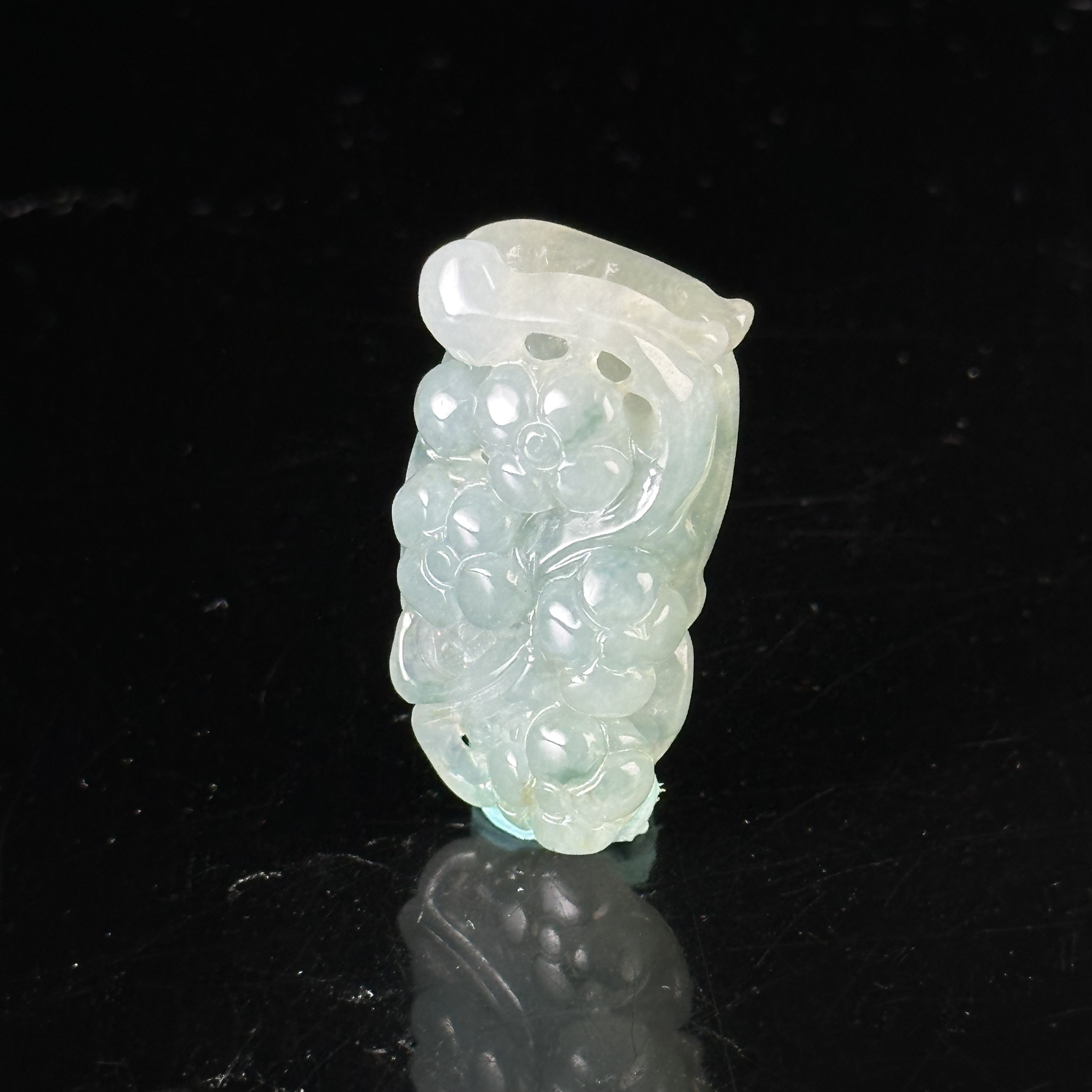 20世纪翡翠花卉纹佩 福利品 24123018*【上海兰馨】