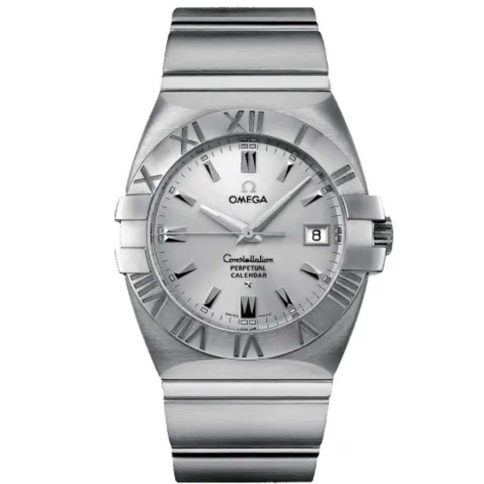 99新 Omega/欧米茄 欧米茄星座系列38mm表径男士石英腕表99新