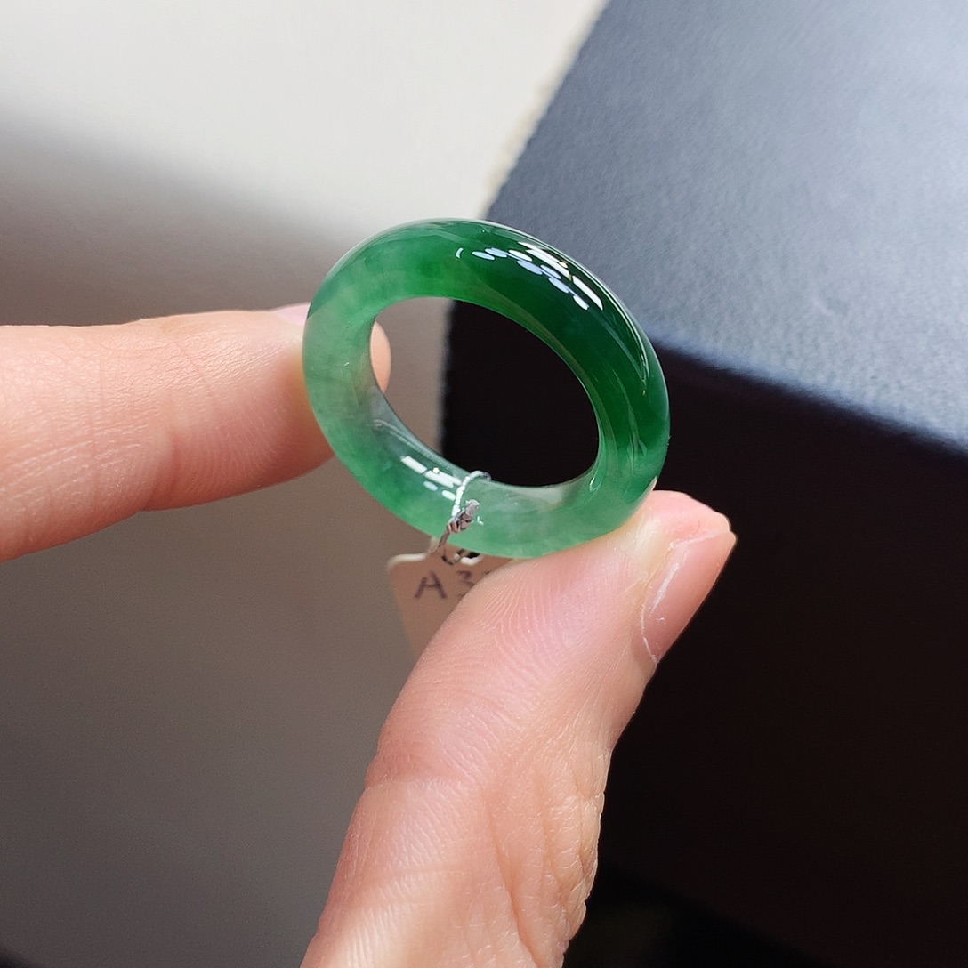 翡翠戒指未镶嵌15号