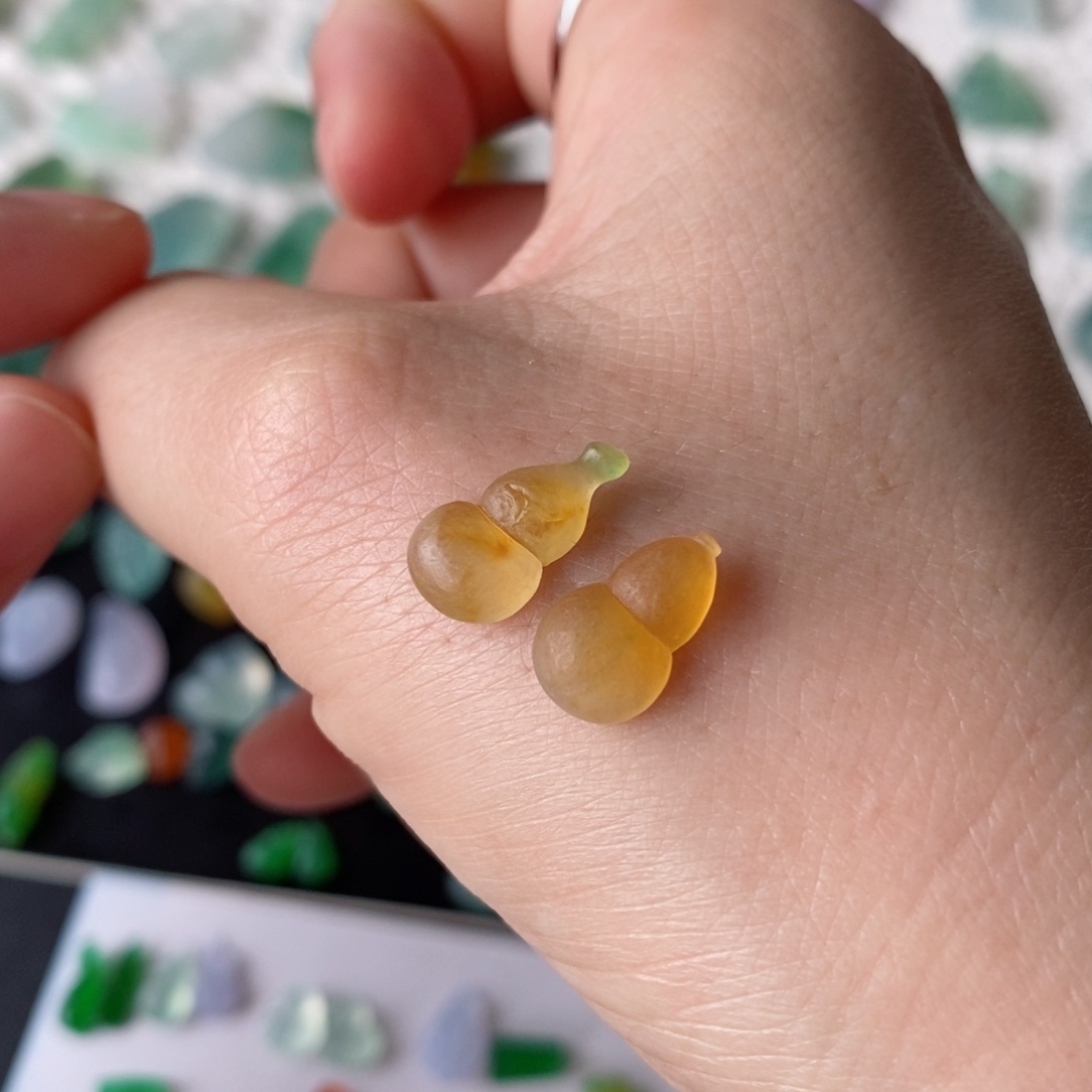 定制翡翠未镶嵌葫芦