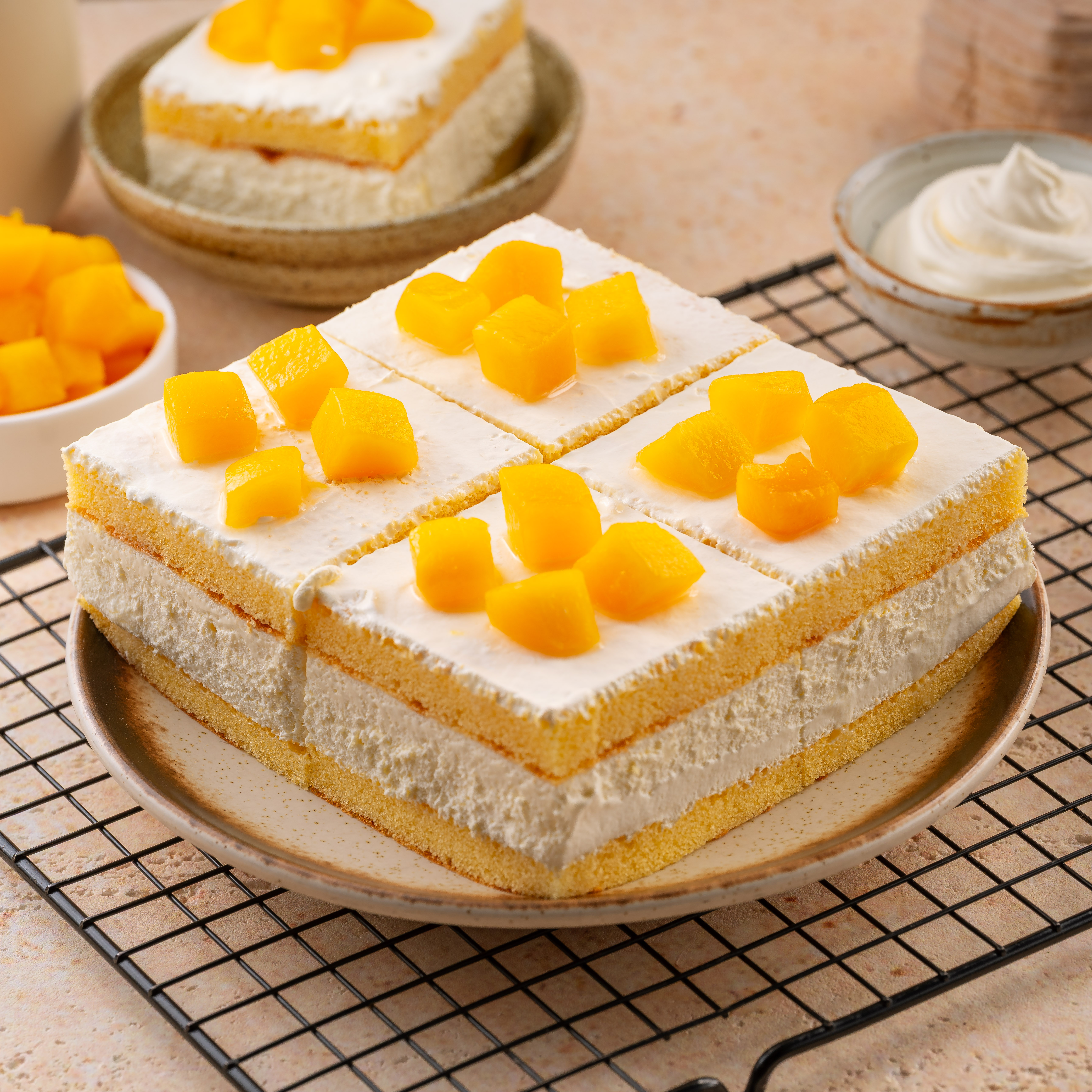 【生鲜冷链】黄桃酸奶蛋糕 下午茶 甜点 下单核对好收货信息