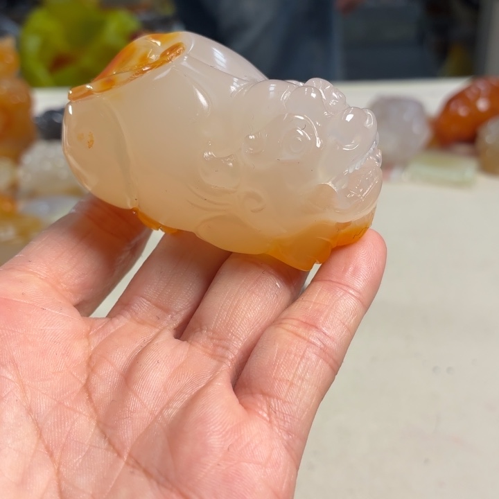 玛瑙/玉髓未镶嵌吊坠(不含链)