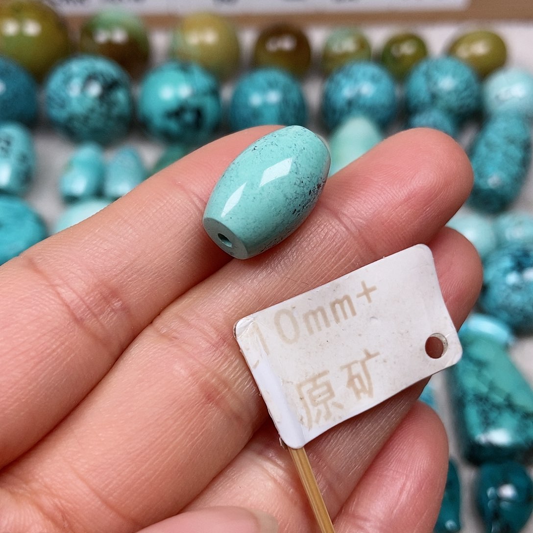 未镶嵌绿松石珠宝半成品
