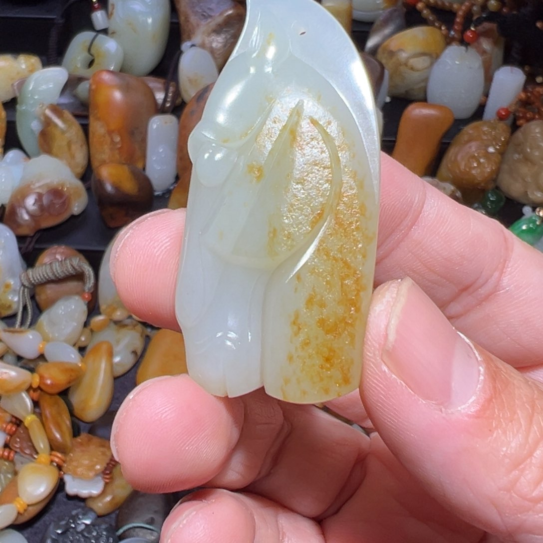 和田玉吊坠(不含链)未镶嵌