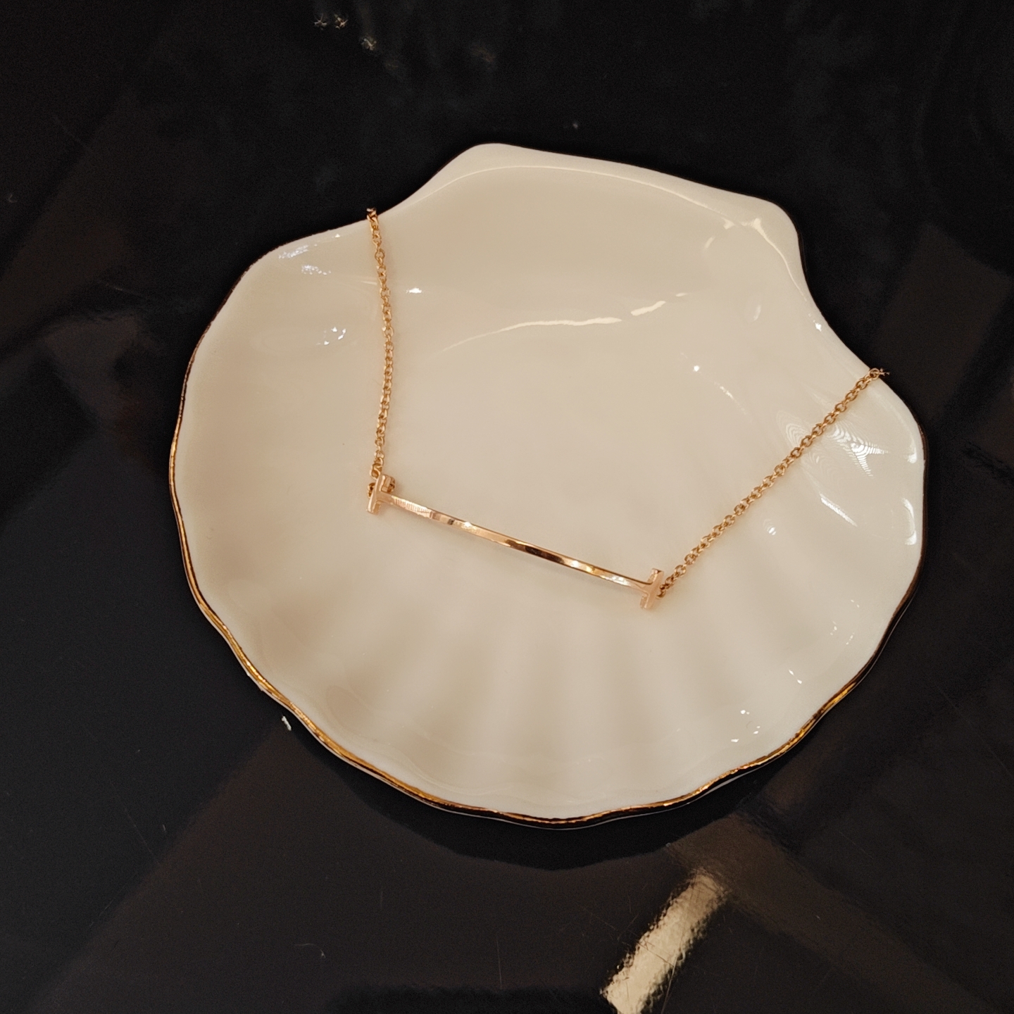 99新 Tiffany & Co./蒂芙尼 99新  微笑手链/K玫  JW