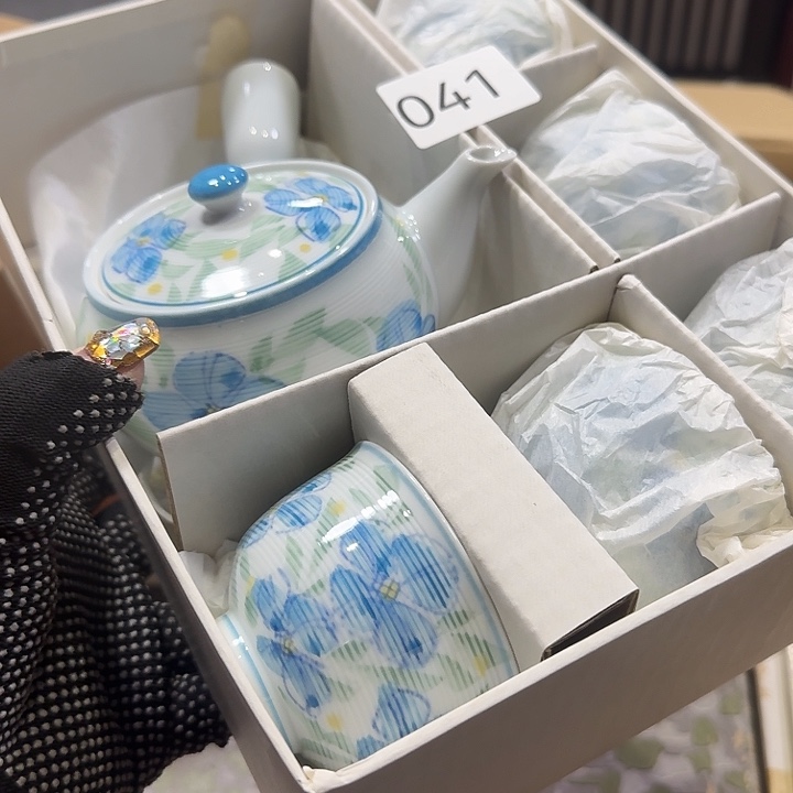 瓷片很好看的茶壶套装