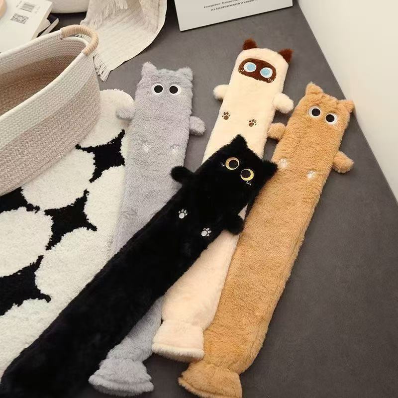 长条卡通热水袋被窝冬天暖床加长灌水大号暖水袋注水神器防爆肚LW