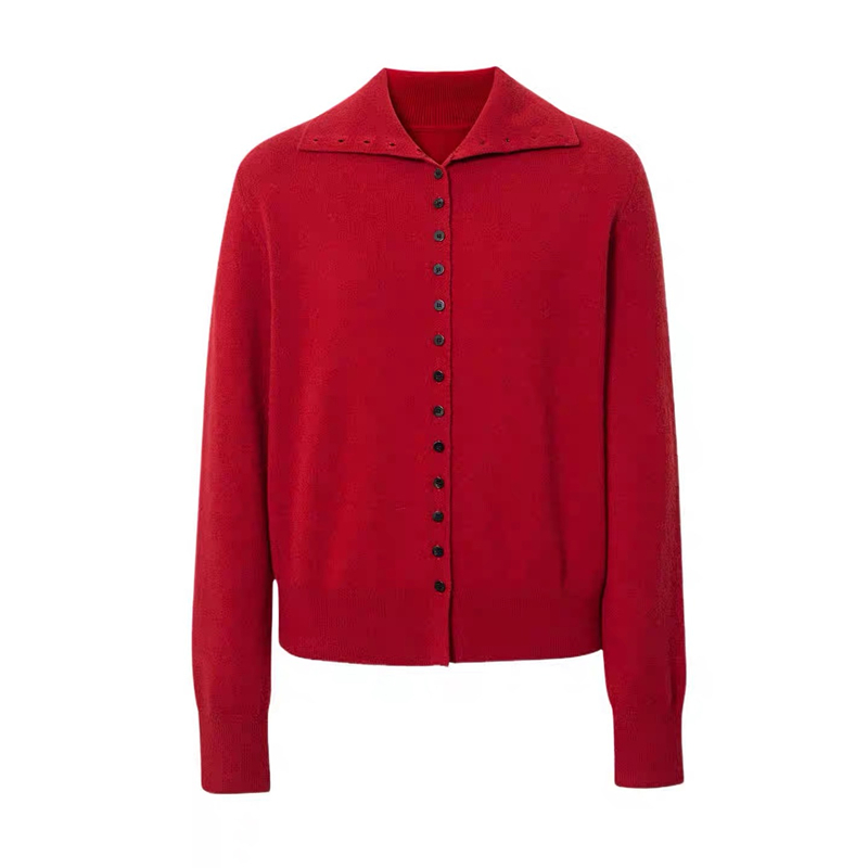 MM商场同款2025冬季新款氛围感时尚百搭针织开衫女上衣0661