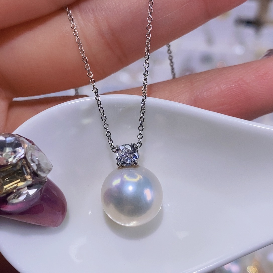 淡水珍珠颈饰合金