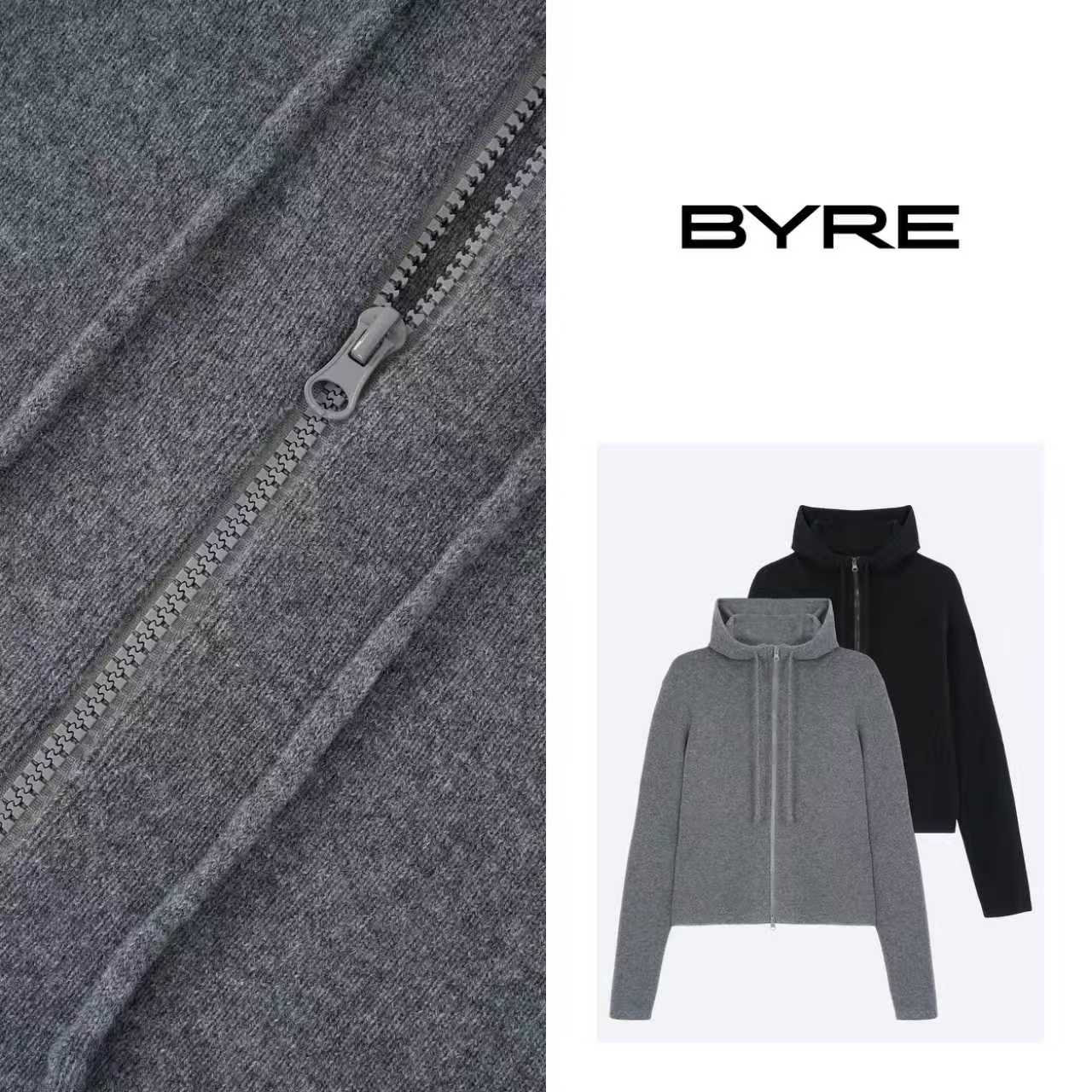 YS574 黑灰双色羊绒衫【干洗】