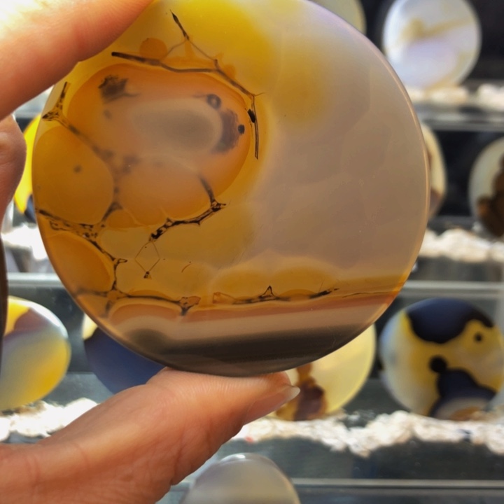 合金玛瑙/玉髓珠宝奇石158