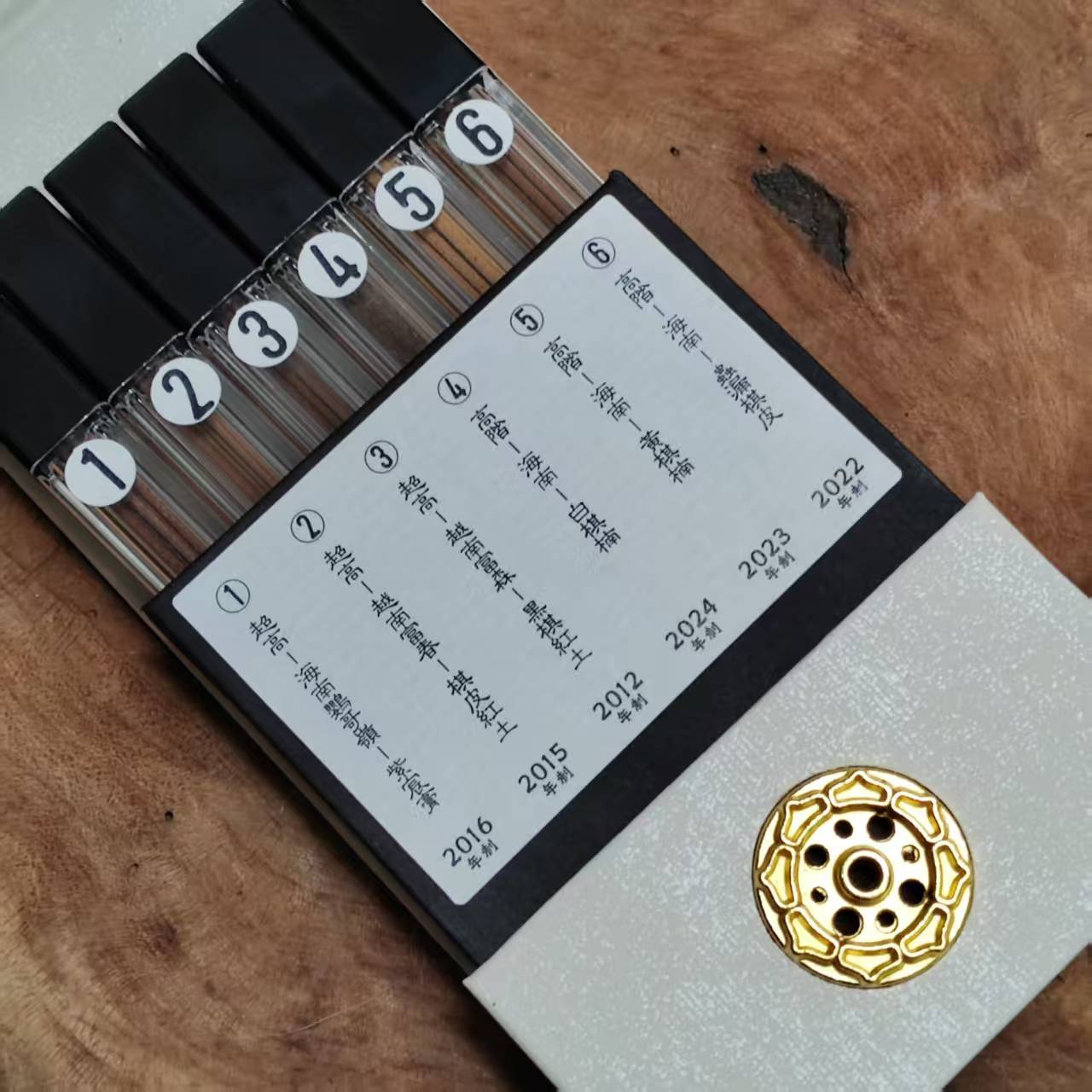 【撷菁集2025】K-02精选棋楠 紫宸膏+棋皮+黑棋红土+天香+凉韵+棋皮