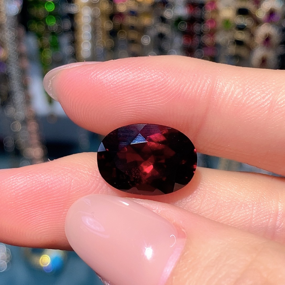 银S925镶嵌裸石石榴石给****~福利款