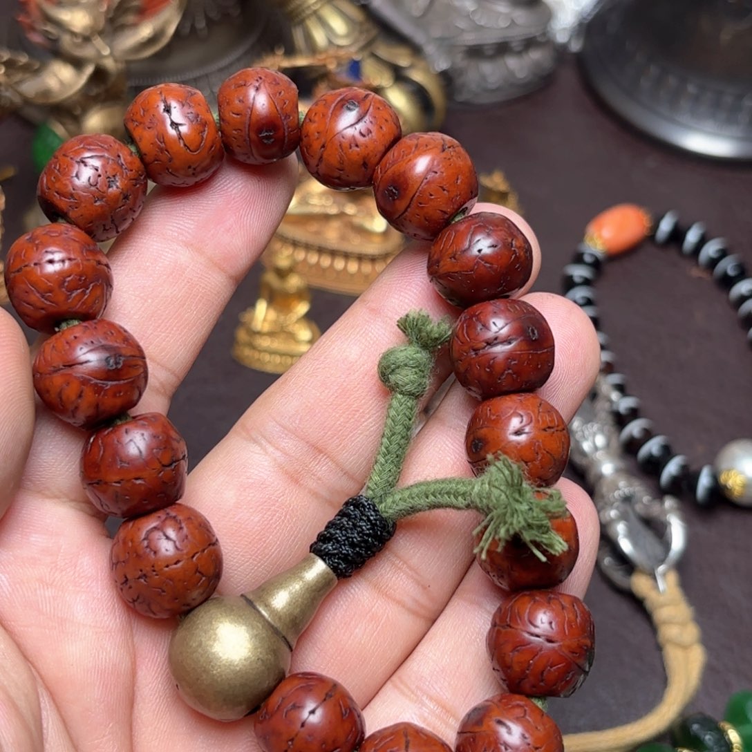 铜星月菩提挂件菩提