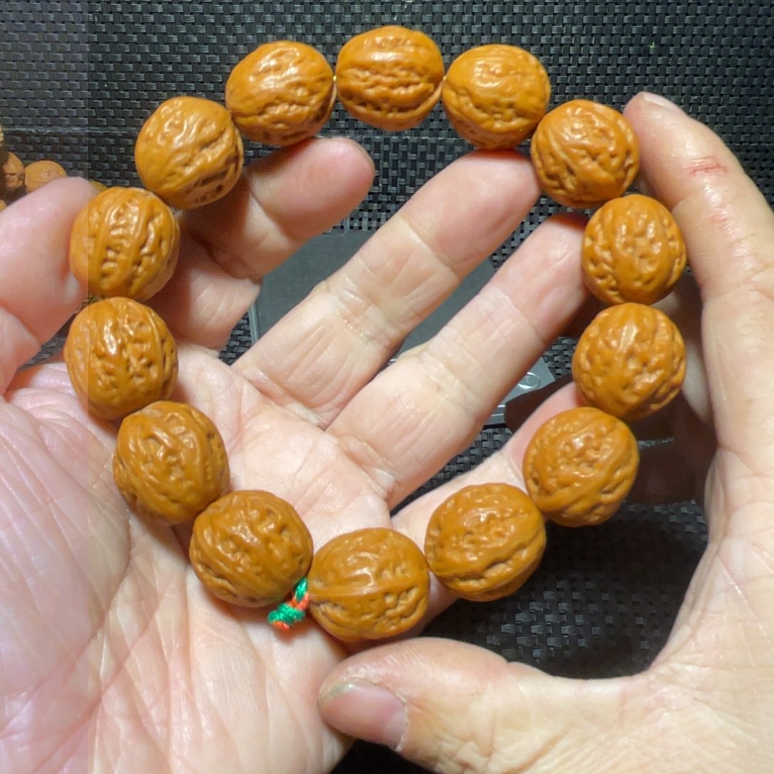 文玩核桃手串京八棱18