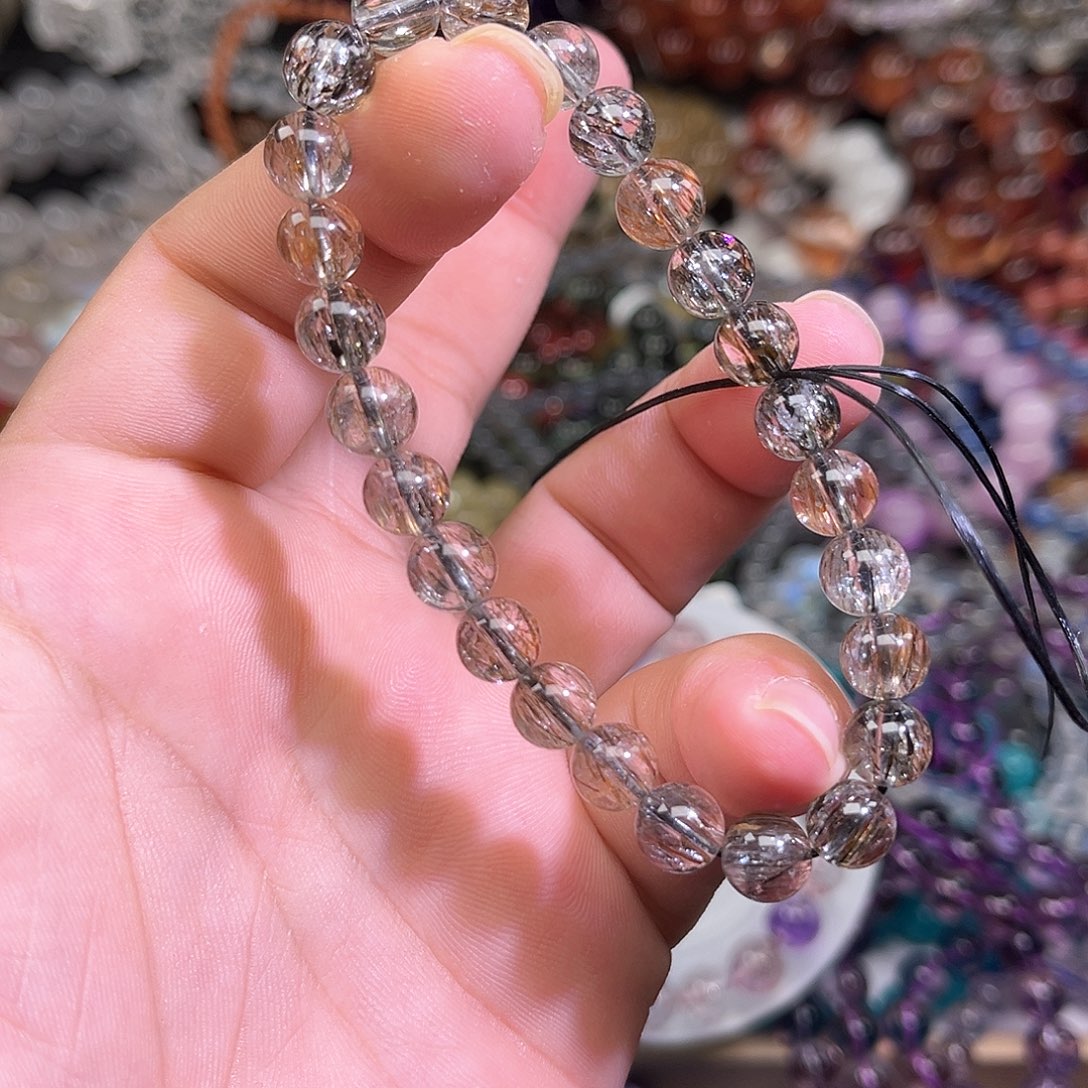 水晶手串未镶嵌天然水晶未镶嵌