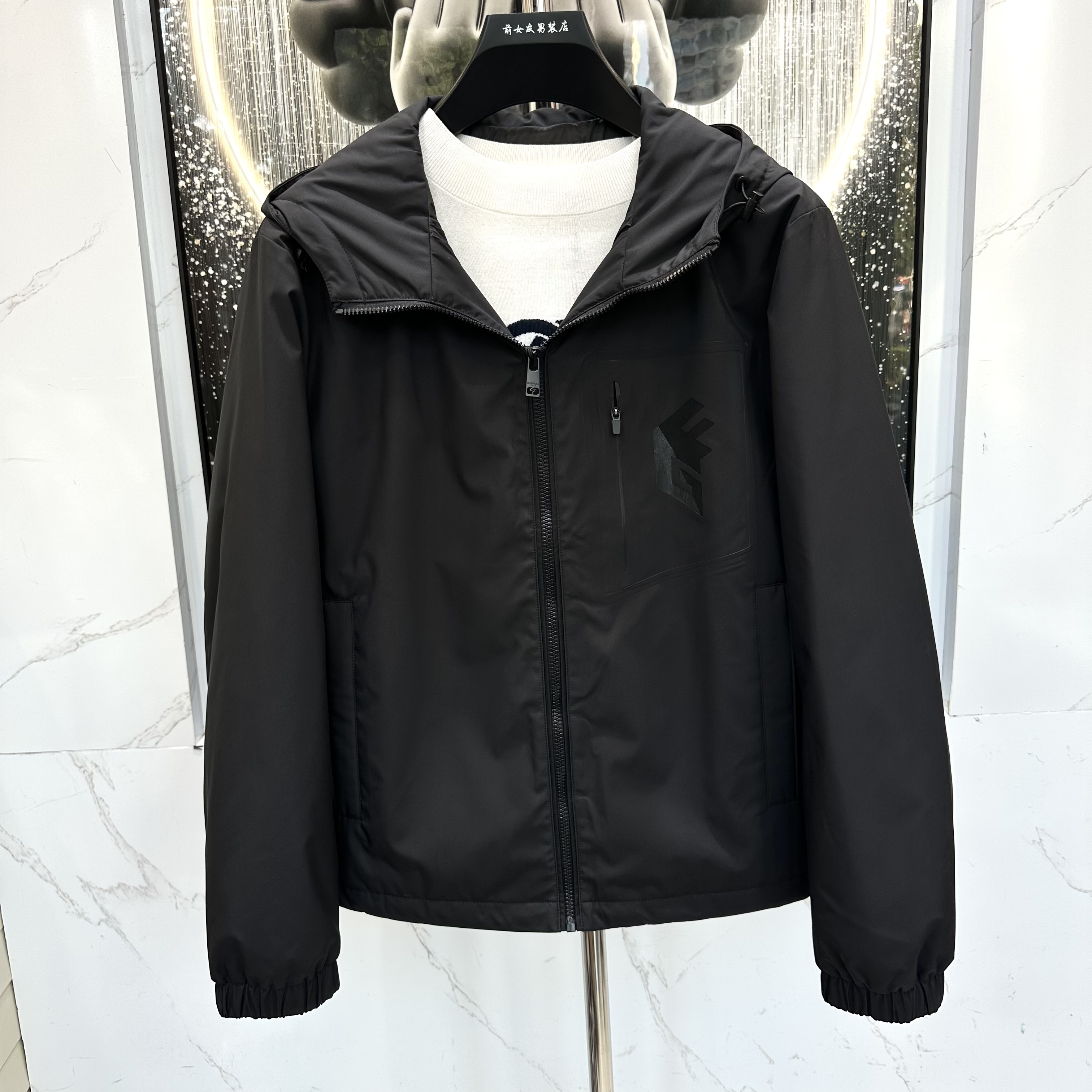 【GF羽绒服】冬季新款潮流休闲百搭轻奢男冲锋外套羽绒时尚保暖4243