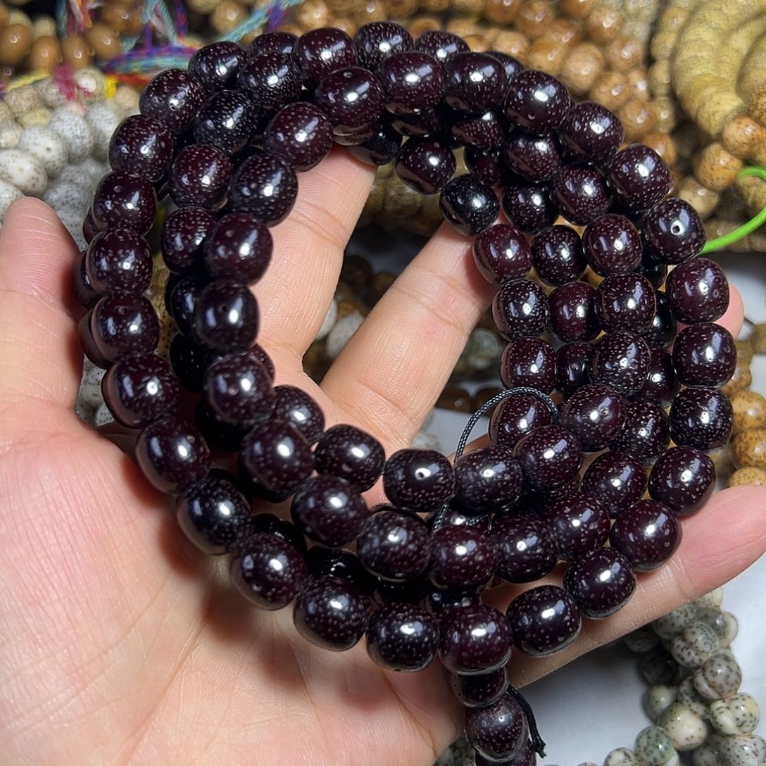 小***脏手串星月菩提星月菩提朱砂供