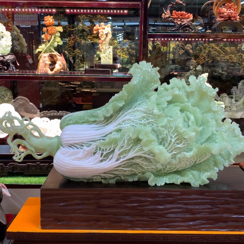 【闪购商品】蛇纹石玉摆件覆膜未镶嵌