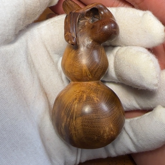 木全陈化老料把件