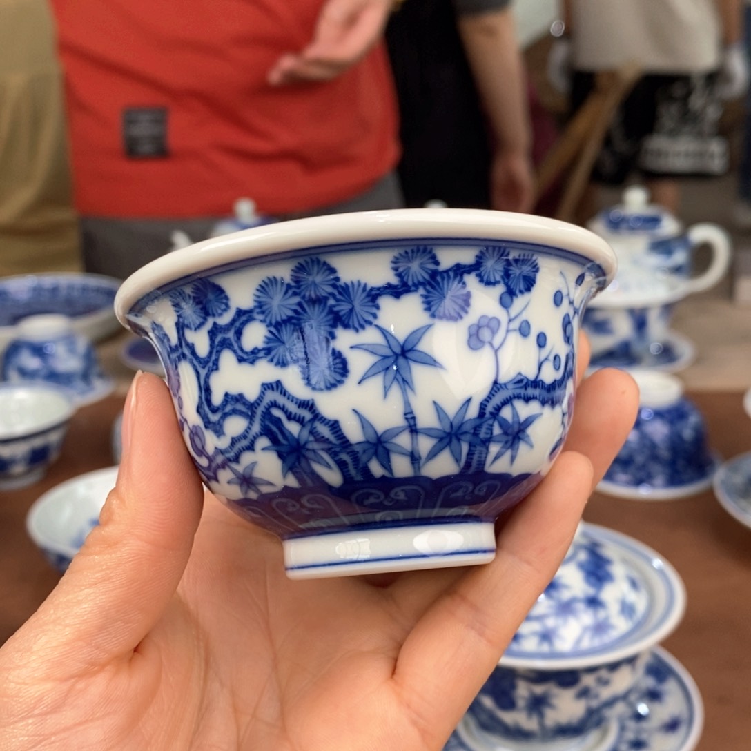 杯景德镇陶瓷手工手绘