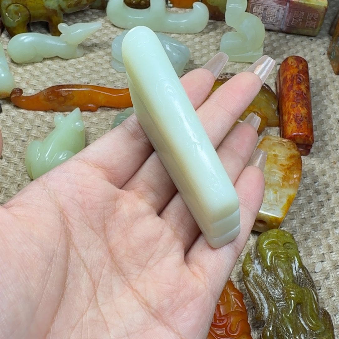 白玉菩提吊坠挂件