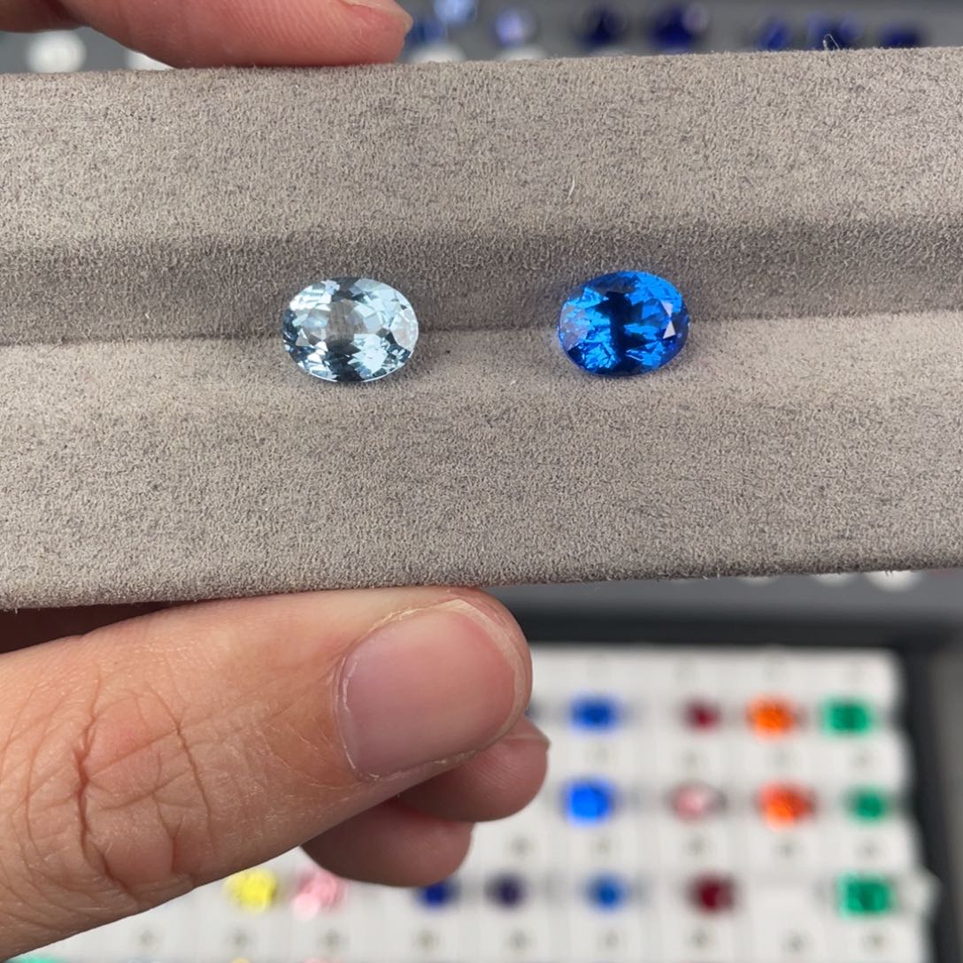 合成（培育）尖晶石裸石未镶嵌八****锦4.82