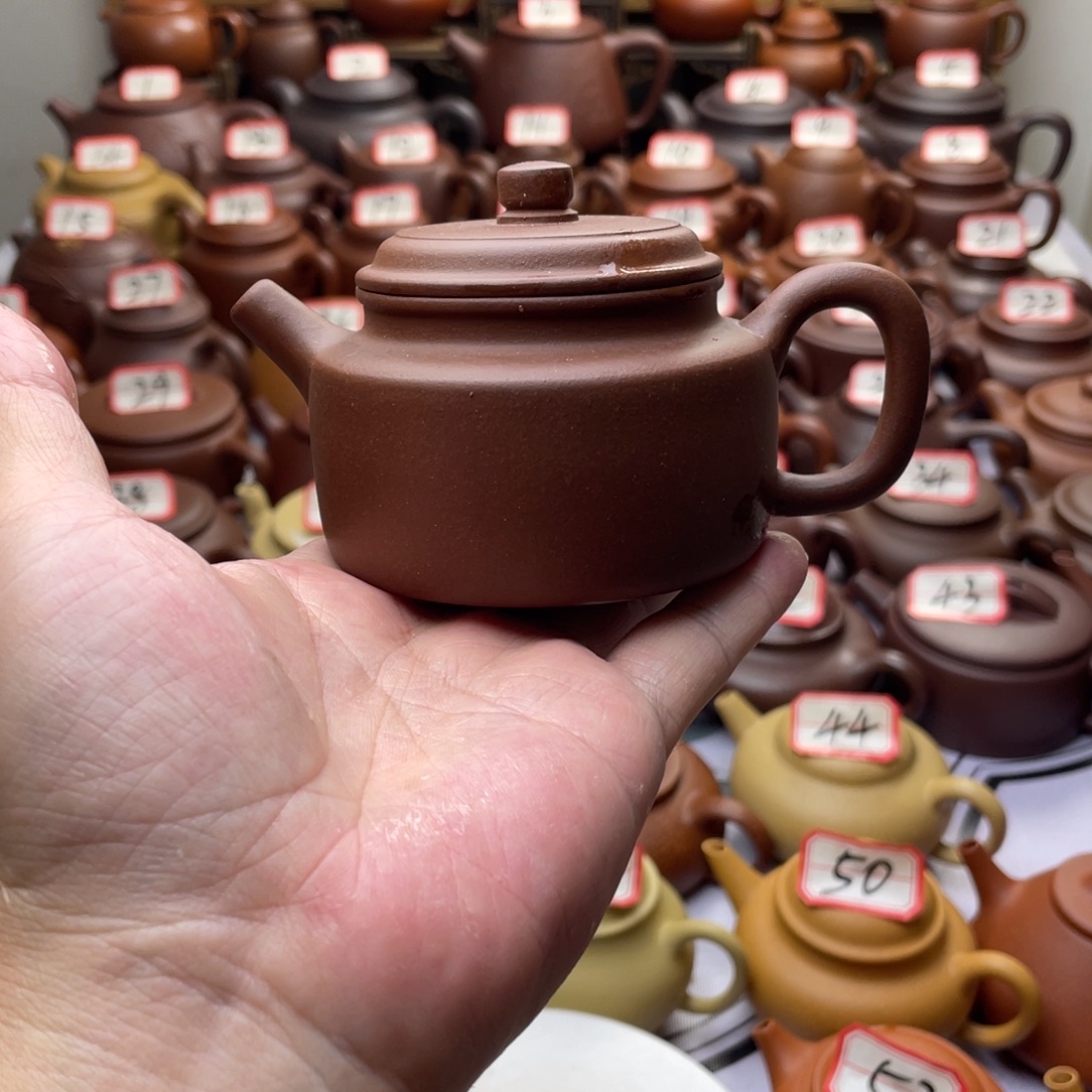 新***）紫砂茶壶宜兴紫砂半手工