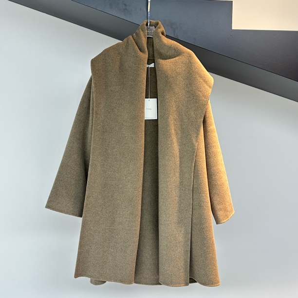 RUOHAN RH070AW25驼绒双面呢大衣