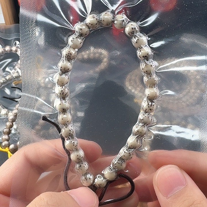 星月菩提手串糯冰圆珠手持7mm