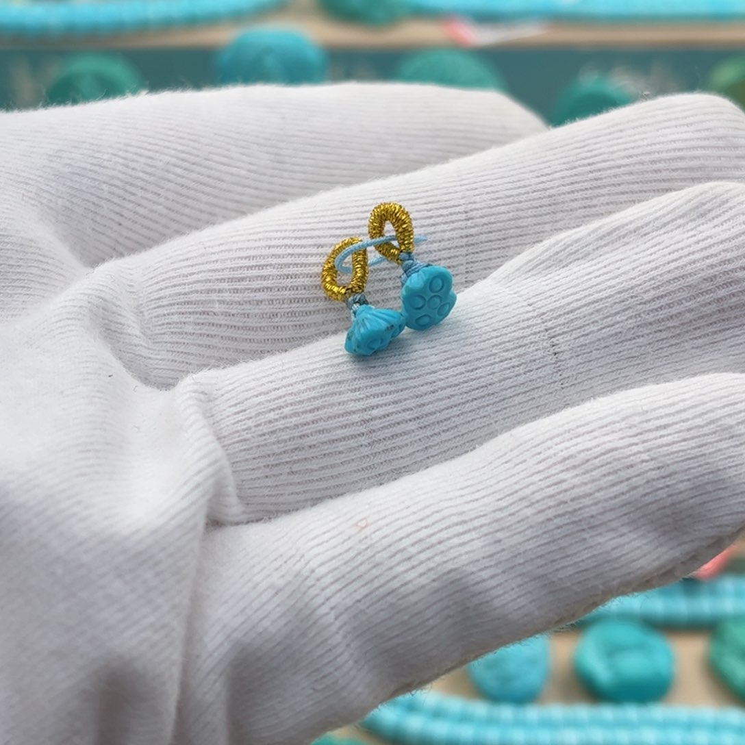 绿松石未镶嵌配饰