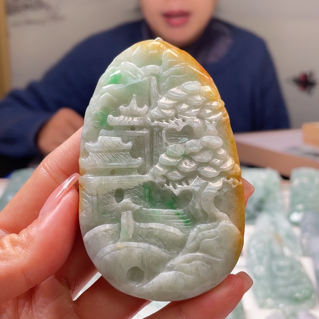 翡翠吊坠(不含链)未镶嵌