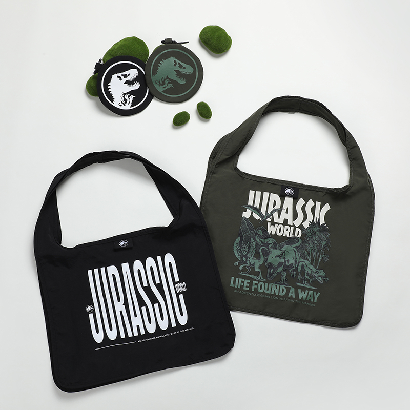侏罗纪世界未知之旅系列环保布包防水可折叠户外便携速干单肩包