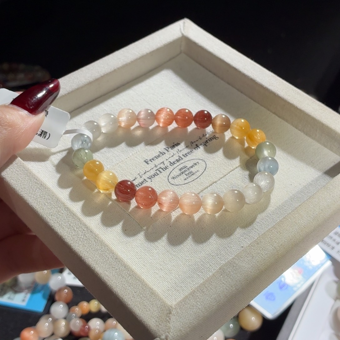 未镶嵌水晶手链188号多样性发一R 7+