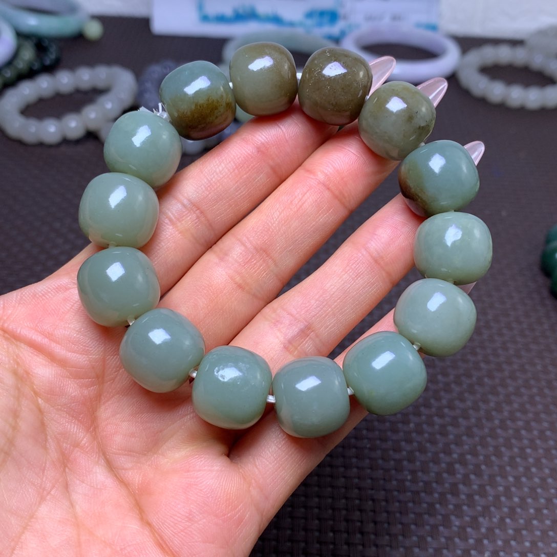 未镶嵌手串和田玉卡16