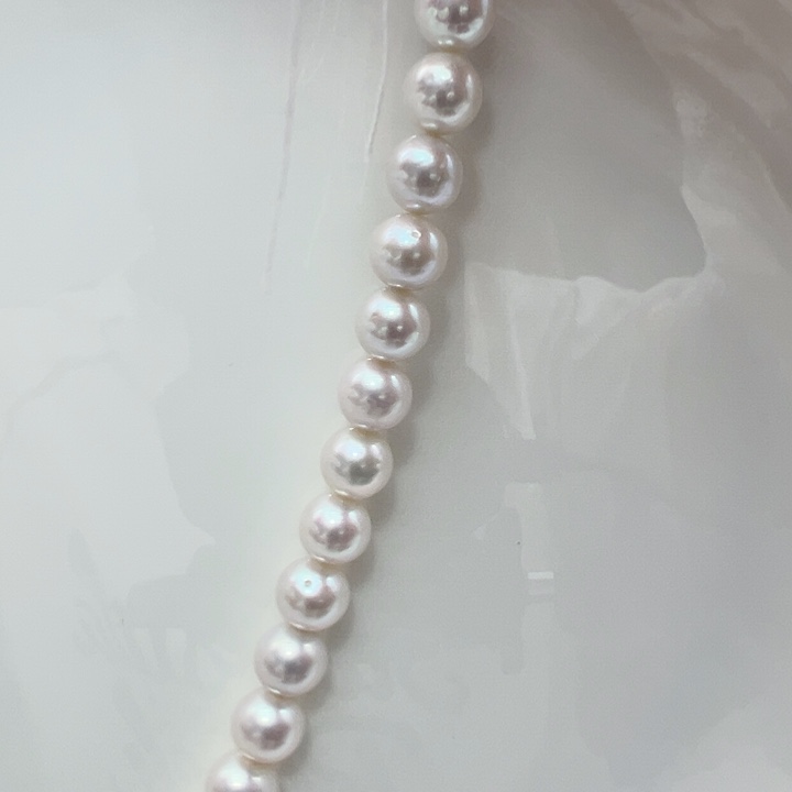 淡水珍珠银S925镶嵌颈饰