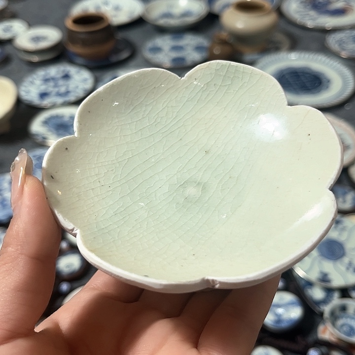 瓷片瓷片茶托喝茶非常不错