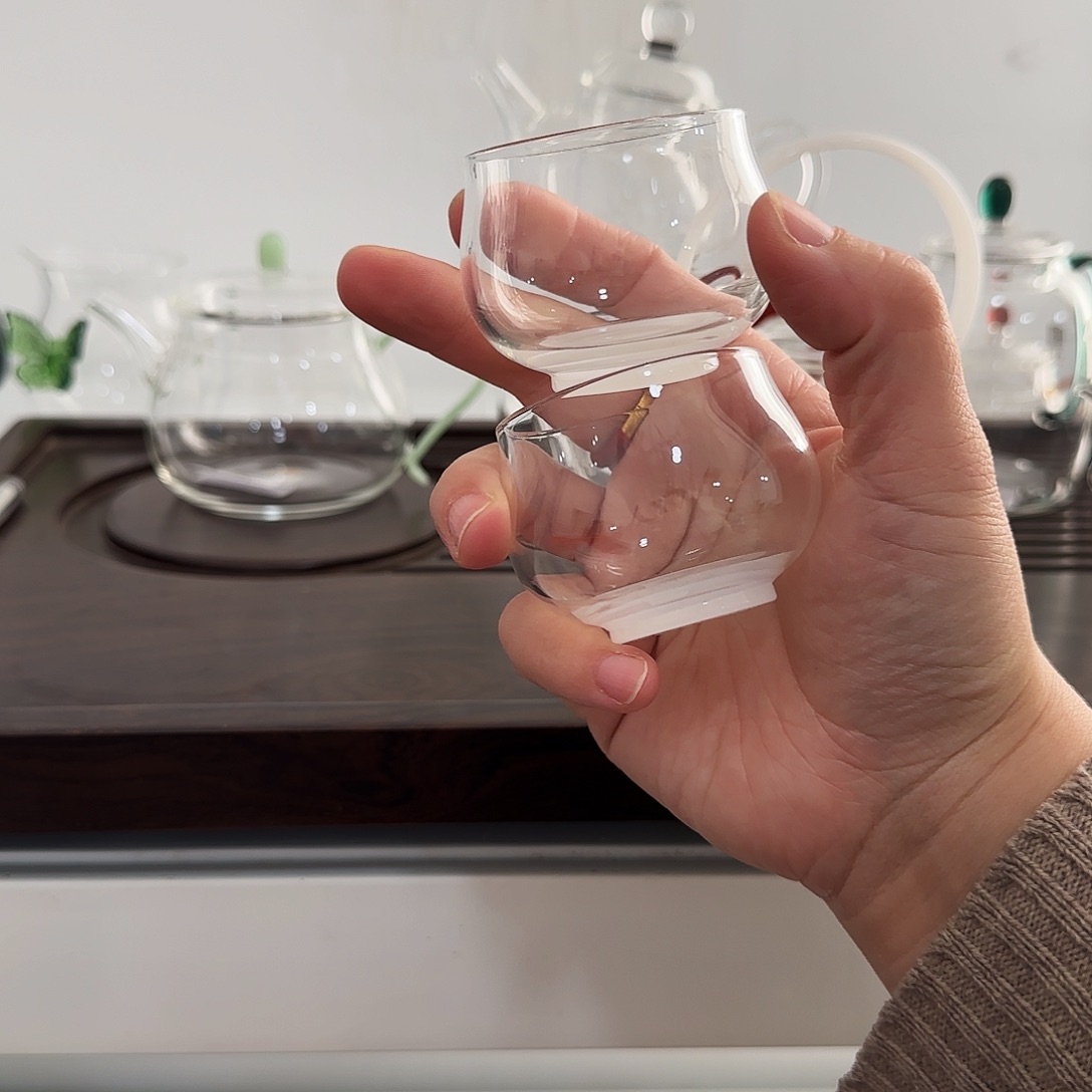 593发2白玉主人杯高硼硅