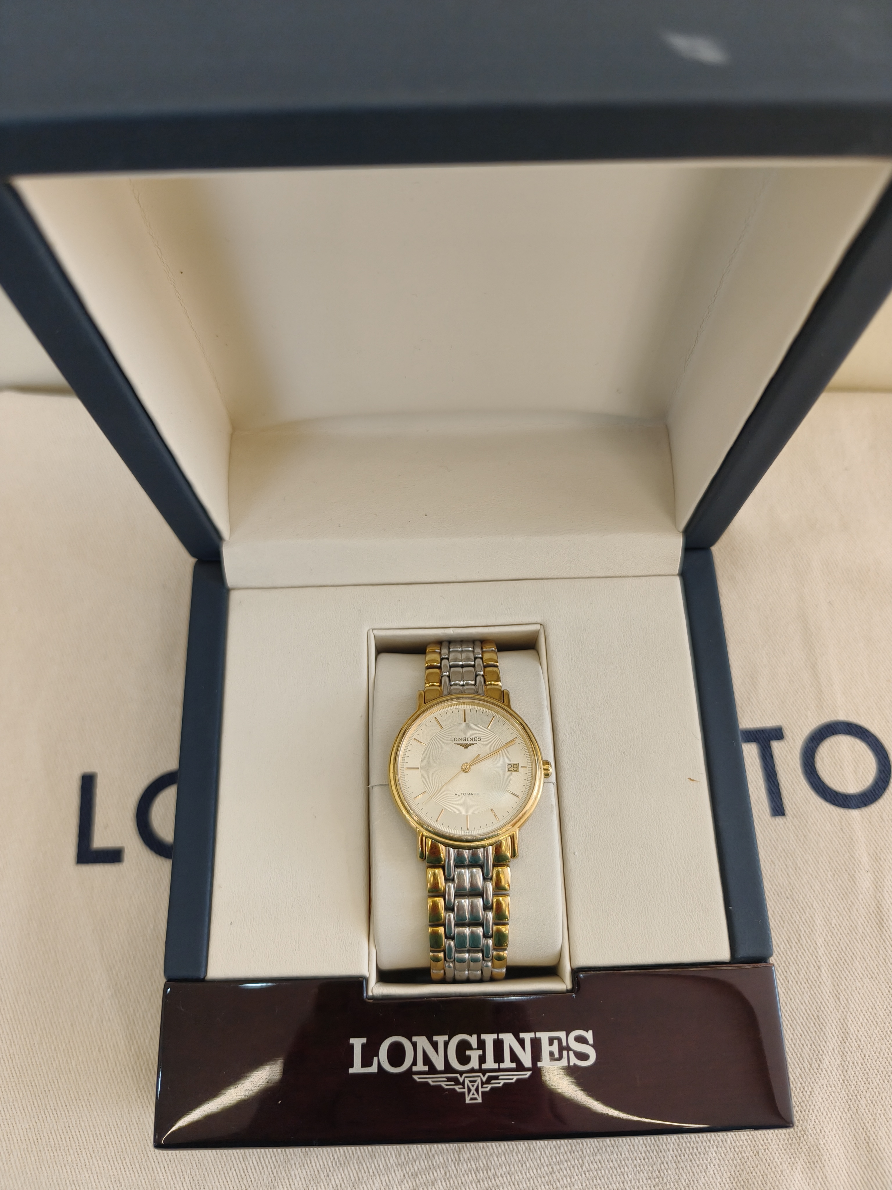 95新 Longines/浪琴 95新 浪琴魅丽系列双色款 自动机械