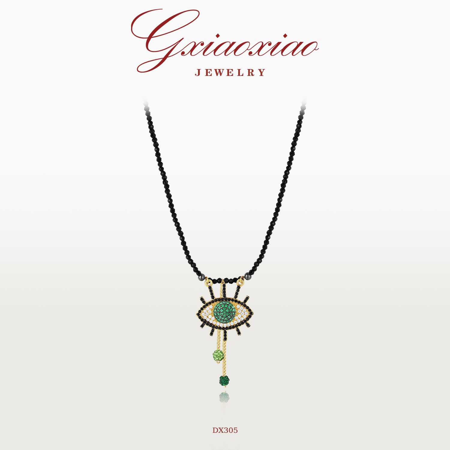 G XIAOXIAO 复古时尚个性【恶魔之眼】项链 DX305