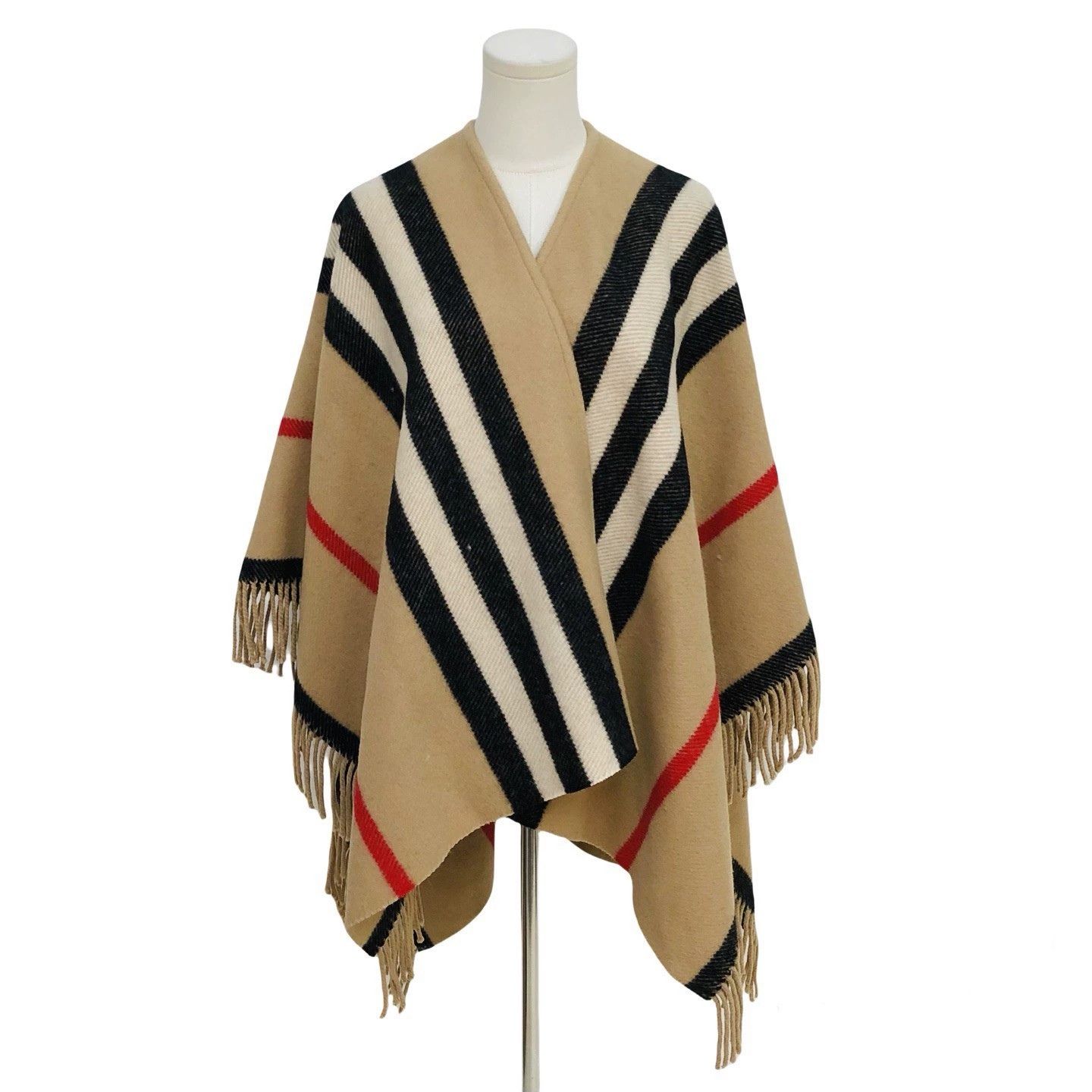 99新 BURBERRY/博柏利 海囤/巴宝莉/披肩/140*127/nu19437