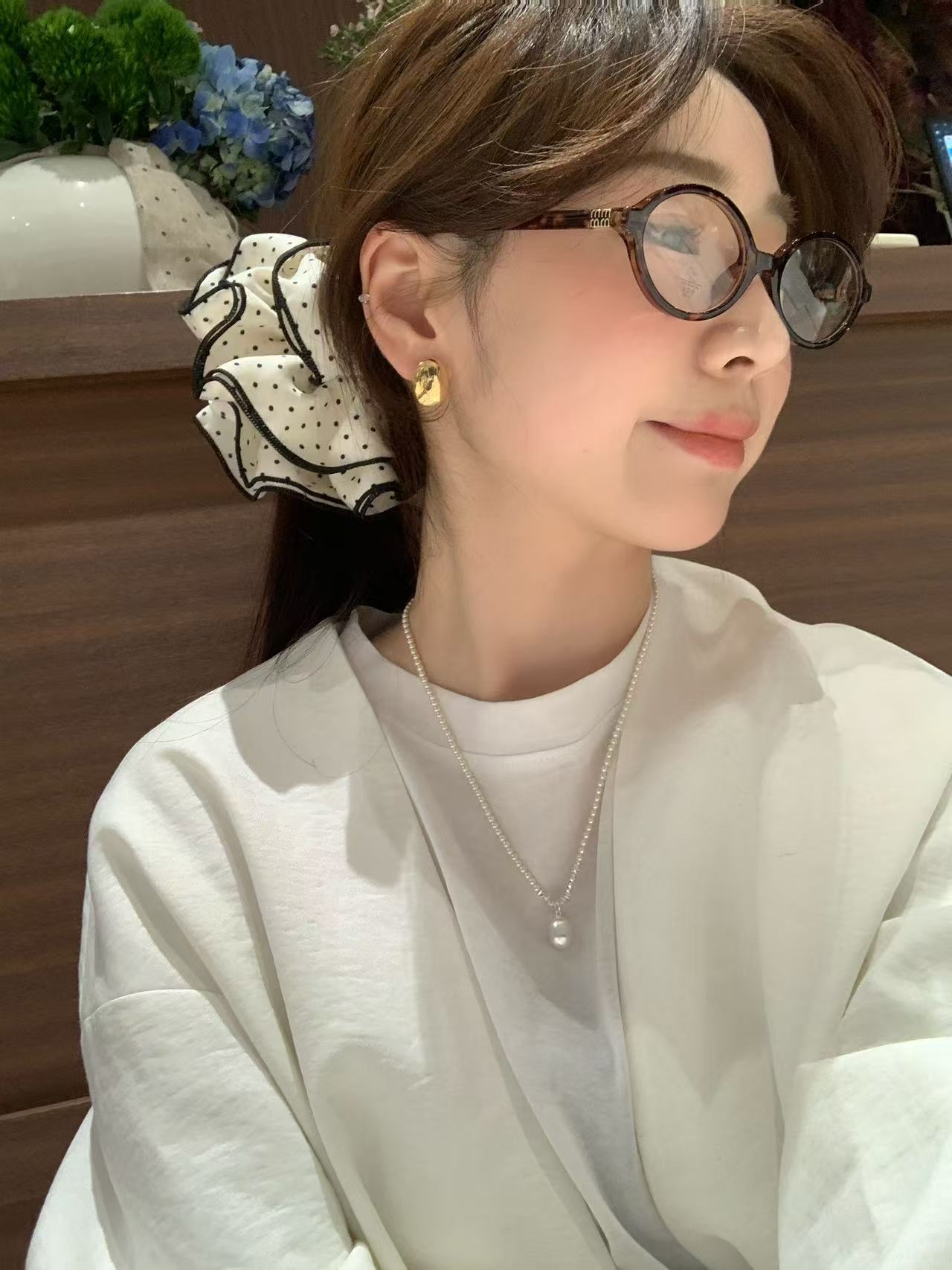 CYYHOME 时尚超轻豹纹平光眼镜