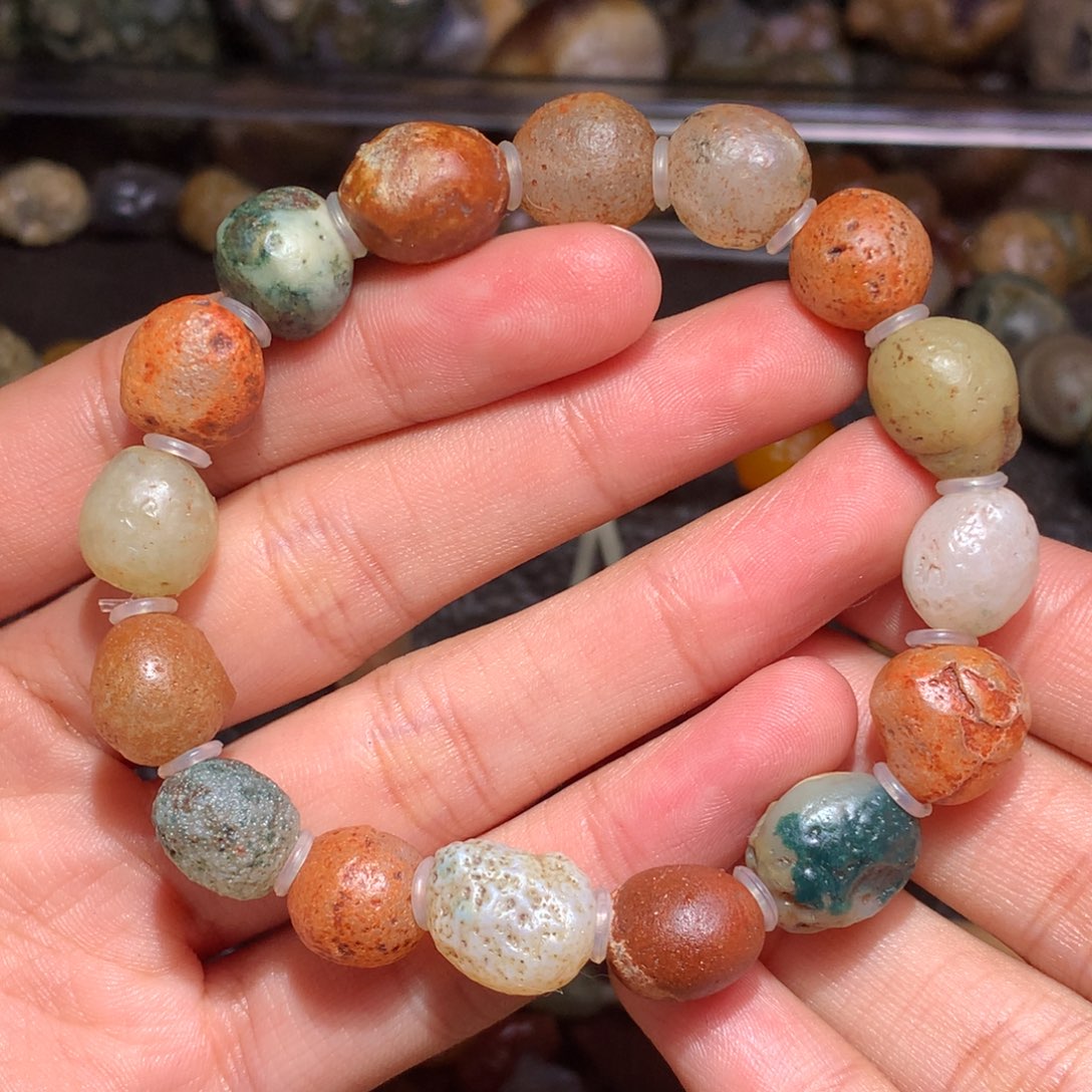 未镶嵌玛瑙/玉髓珠宝半成品