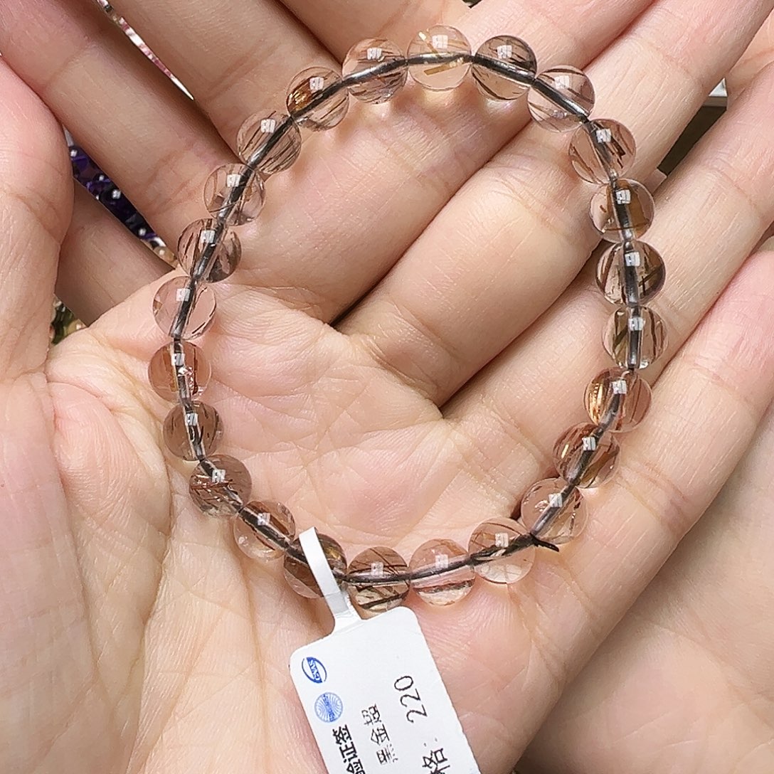 水晶手链未镶嵌多样性发一