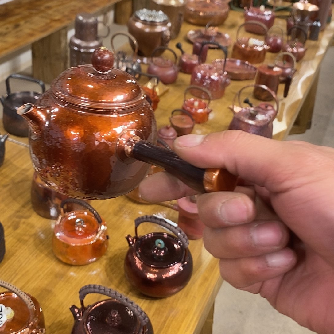 侧把壶烤色300新手工锻打工艺