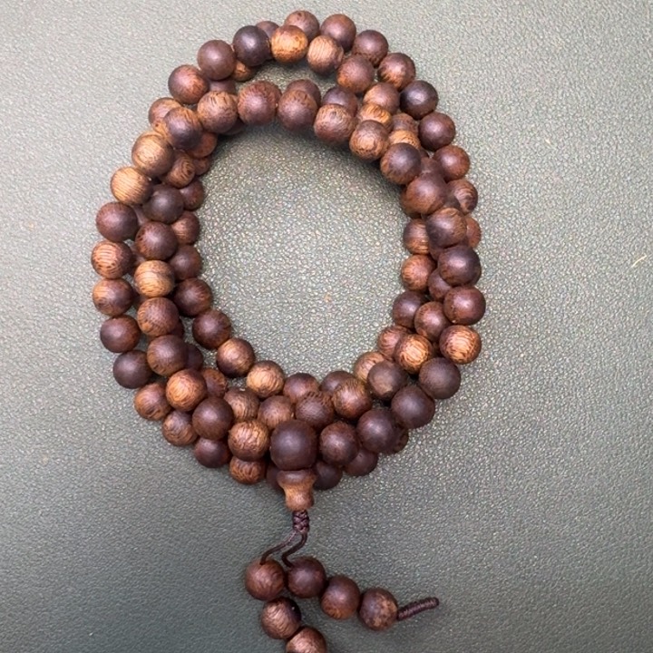 沉香手串海南乌身圆叶树心油老料26.9克