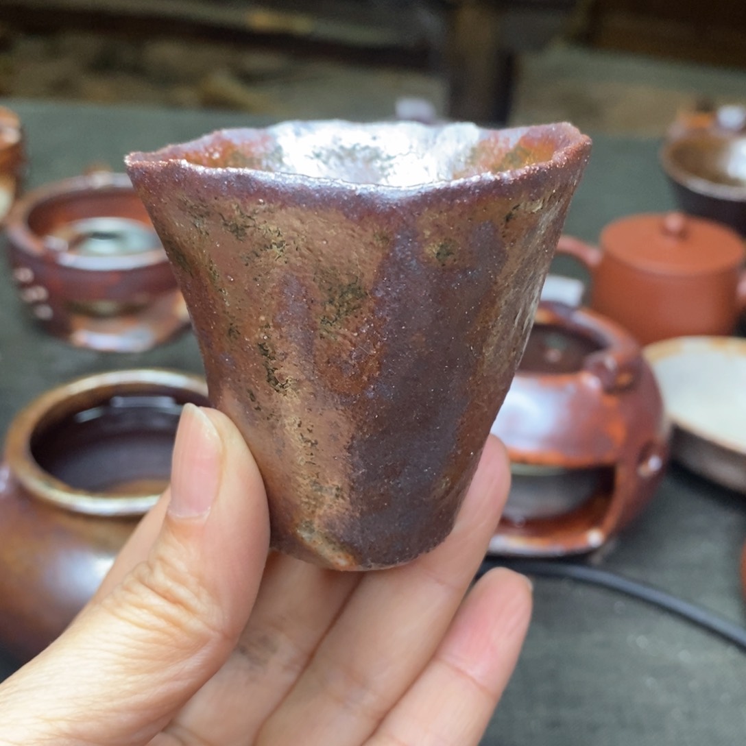 紫砂柴烧紫砂茶具