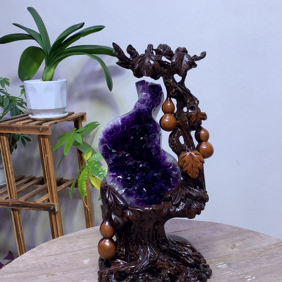 未镶嵌大型摆件（非配饰）紫晶