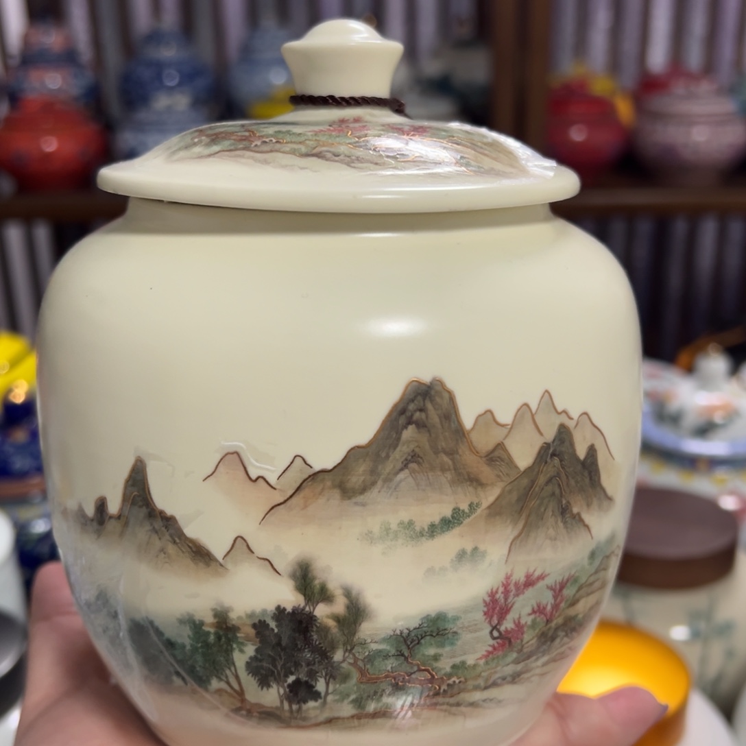 陶瓷茶叶罐密封罐