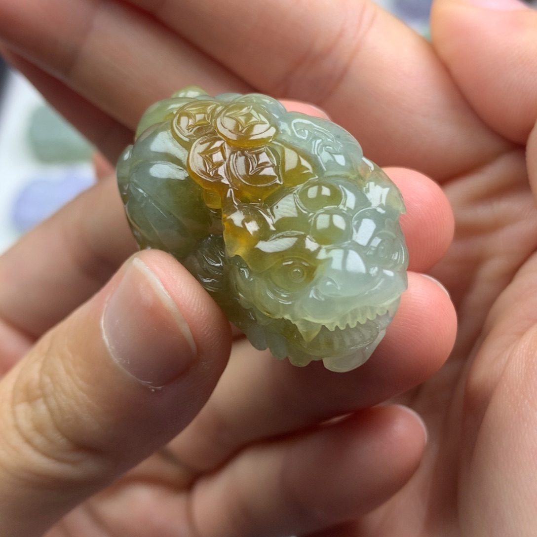 翡翠未镶嵌吊坠(不含链)兵*天然缅甸翡翠貔貅吊坠